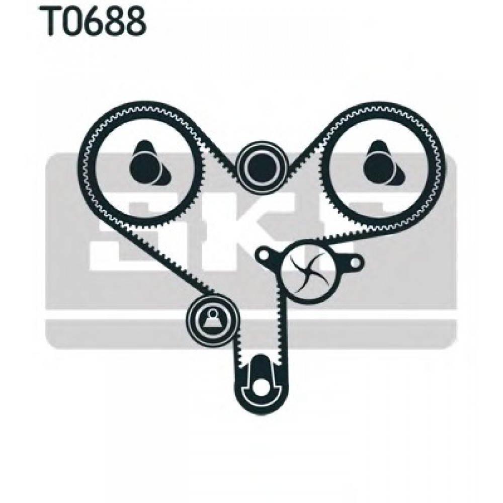 PASKIRSTYMO DIRŽO KOMPLEKTAS TOYOTA.LEXUS 3,0