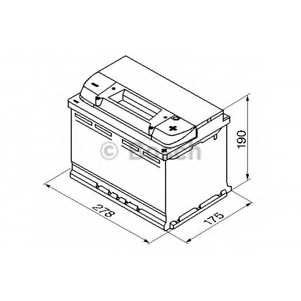 AKUMULIATORIUS BOSCH 77Ah 780A S5