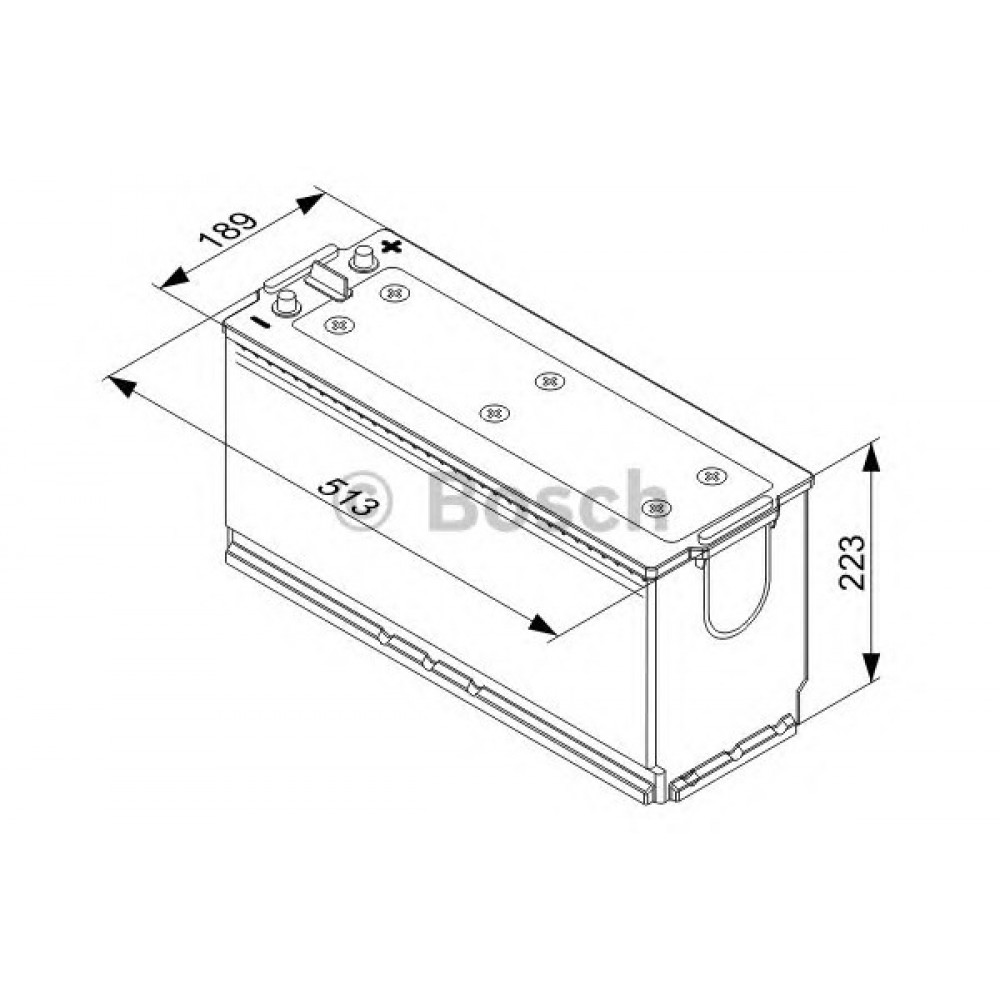 AKUMULIATORIUS BOSCH 140AH/G