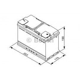 AKUMULIATORIUS BOSCH 95Ah 850A S6 START-STOP AGM/G