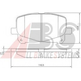 STABDŽIŲ TRINKELIŲ KOMPLEKTAS TOYOTA PREVIA 2001-06 PRIEKIS