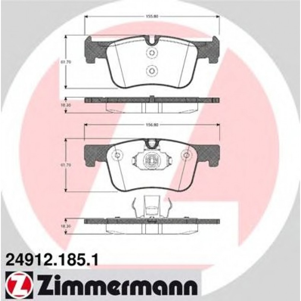 STABDŽIŲ TRINKELIŲ KOMPLEKTAS BMW F20/F21/F30/F35/F80/F33/F83 11-