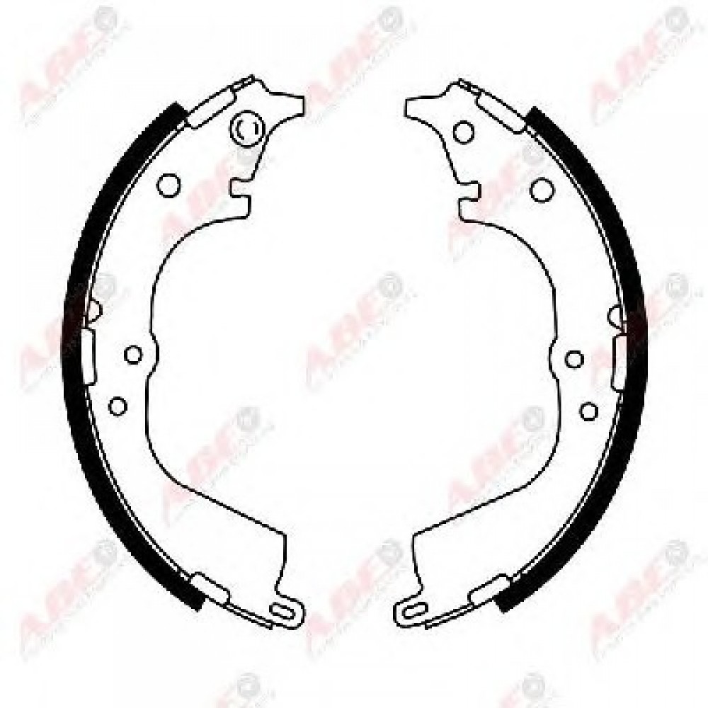 STABDŽIŲ TRINKELIŲ KOMPLEKTAS TOYOTA HI-ACE/HI-LUX