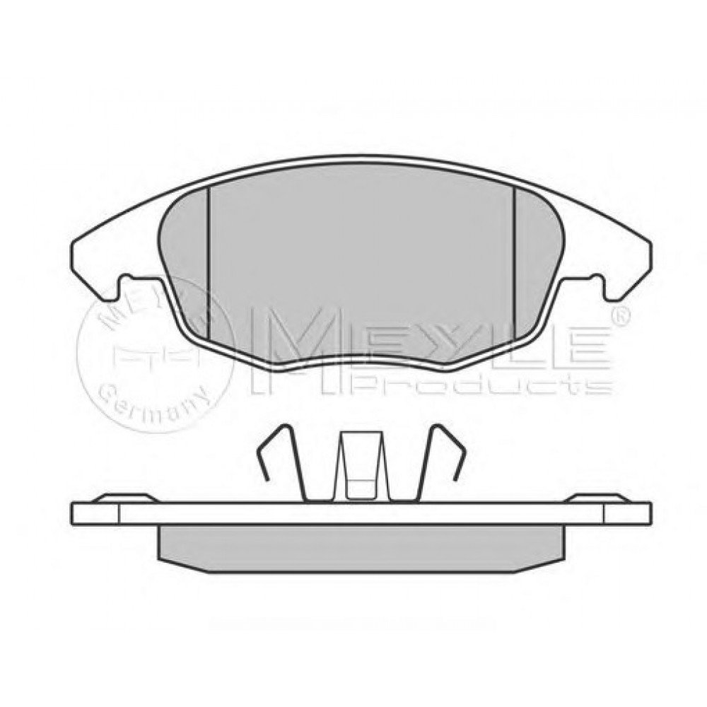 STABDŽIŲ TRINKELIŲ KOMPLEKTAS CITROEN C4,BERLINGO 07- PRIEKIS