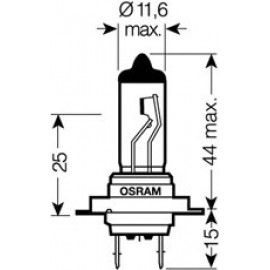 LEMPUTĖ 12V H7 55W HCB