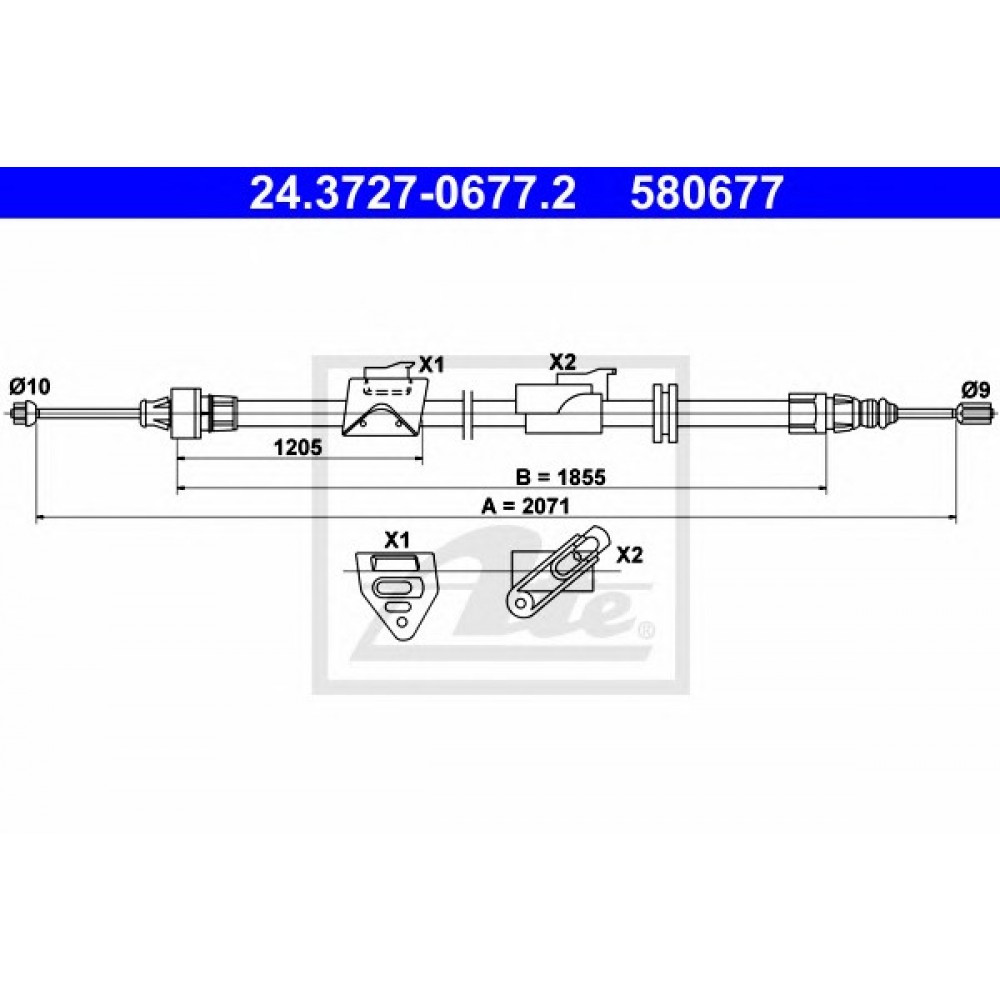 TROSAS RANK.STAB.FORD GALAXY, MONDEO IV, S-MAX 1.6-2.5 05.06-06.15