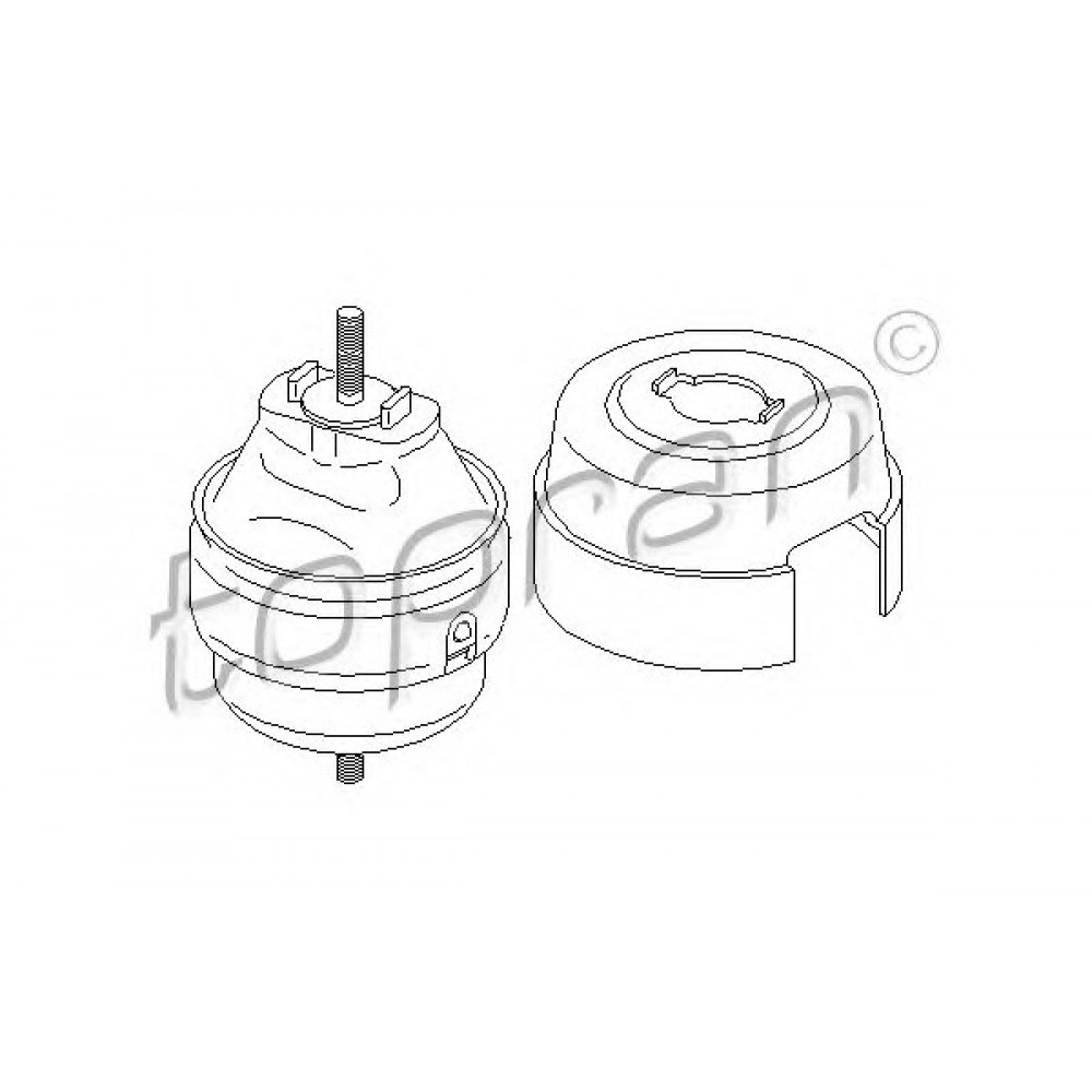 PAGALVĖ VARIKLIO AUDI/VW/ŠKODA/SEAT 1,9/2,0tdį 00-08