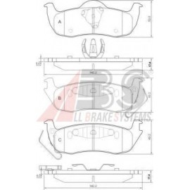 STABDŽIŲ TRINKELIŲ KOMPLEKTAS JEEP GRAND CHEROKEE 3,7 V6 - 5,7 V8 05-