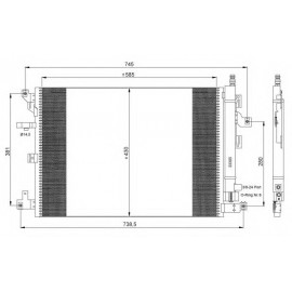 RADIATORIUS AC VOLVO XC 90 02-