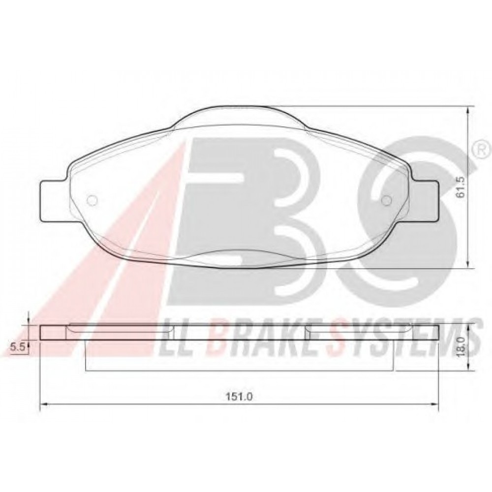 STABDŽIŲ TRINKELIŲ KOMPLEKTAS PEUGEOT 308/3008 07-