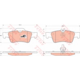 STABDŽIŲ TRINKELIŲ KOMPLEKTAS MB W211/W220/W221 02-