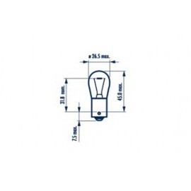 LEMPUTĖ BAU15s 12V 21W PY21W