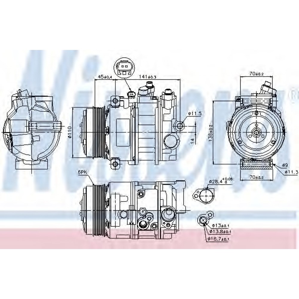 AC SIURBLYS MB W203/W211/W463 00-
