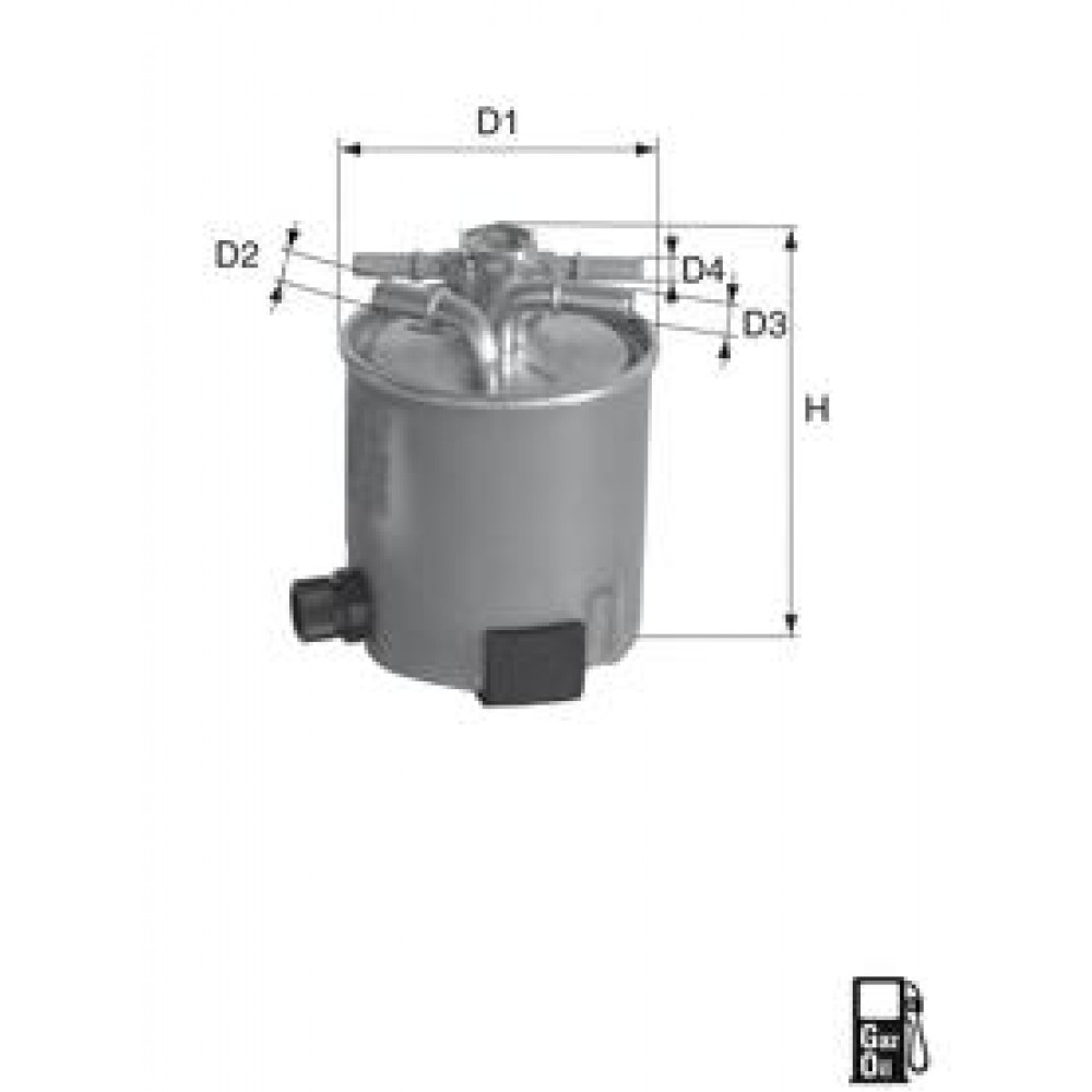 KURO FILTRAS NISSAN QASHQAI 1,5DCI 07-