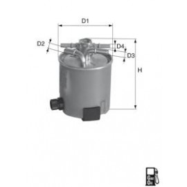 KURO FILTRAS NISSAN QASHQAI 1,5DCI 07-