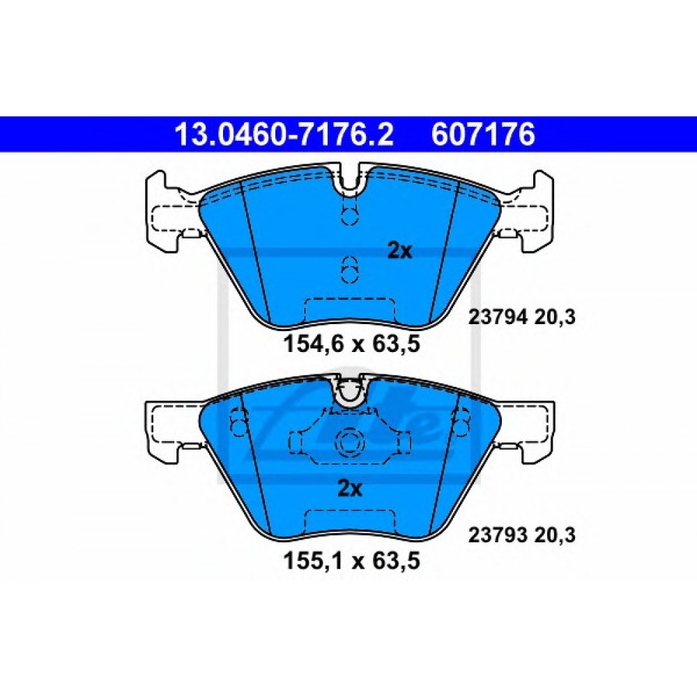 STABDŽIŲ TRINKELIŲ KOMPLEKTAS BMW E90/E91/E92/E60/E61