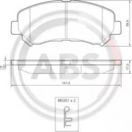 STABDŽIŲ TRINKELIŲ KOMPLEKTAS NISSAN QASHQAI/X-TRAIL 07-