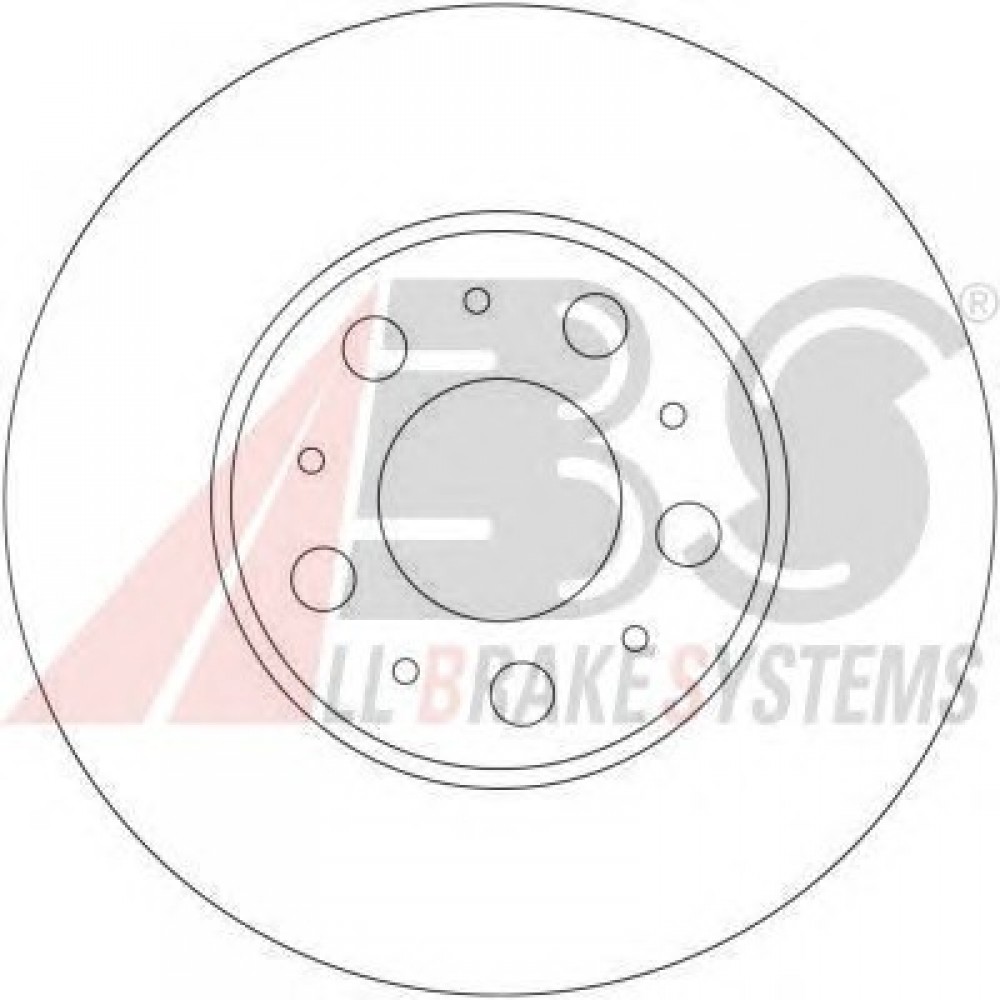 STABDŽIŲ DISKAS VOLVO S60/S80/V70 98-