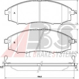 STABDŽIŲ TRINKELIŲ KOMPLEKTAS NISSAN PATHFINDER,NAVARA 05-