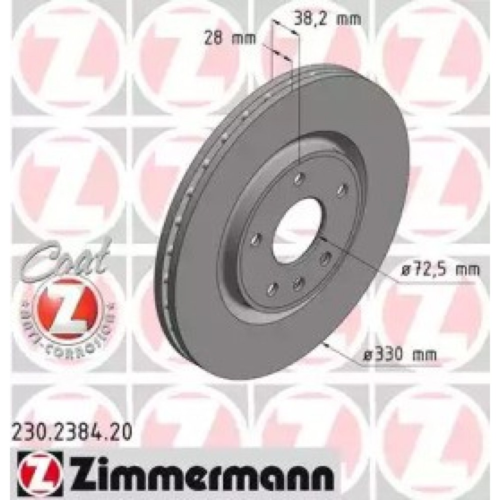 STABDŽIŲ DISKAS CHRYSLER VOYAGER V; DODGE GRAND CARAVAN; FIAT FREEMONT; LANCIA VOYAGER; VW ROUTAN 2.0D-3.6ALK 09.10-
