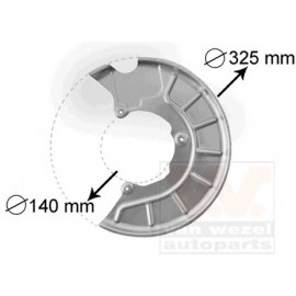 STABDŽIŲ DISKO APSAUGA AUDI,VW,SEAT,ŠKODA 03-