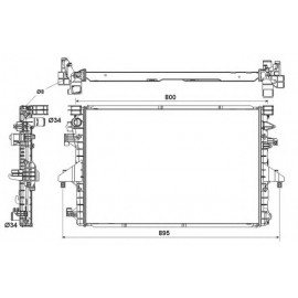 RADIATORIUS VW T5 2.0/2.0D 11.03-08.15