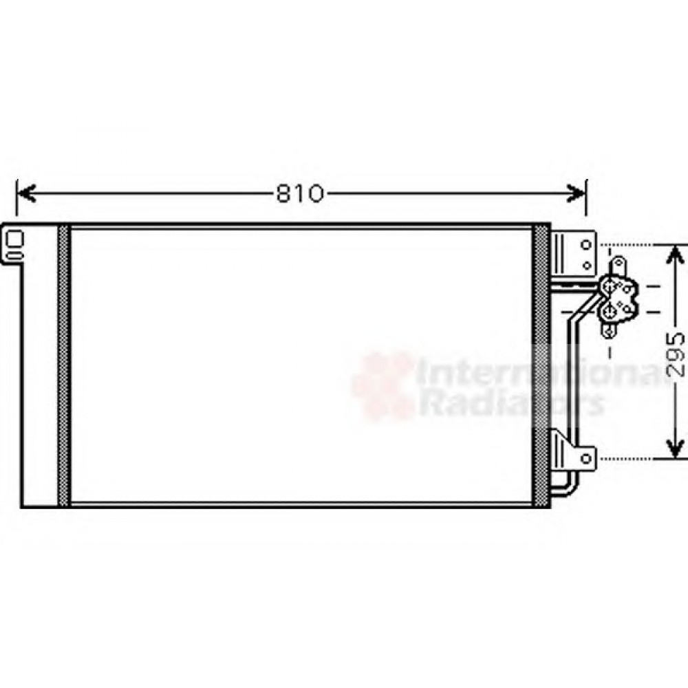 RADIATORIUS AC VW T5 1.9D-3.2 04.03-08.15