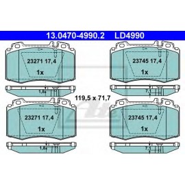 STABDŽIŲ TRINKELIŲ KOMPLEKTAS MB W220 98-,W163 00- PRIEKIS