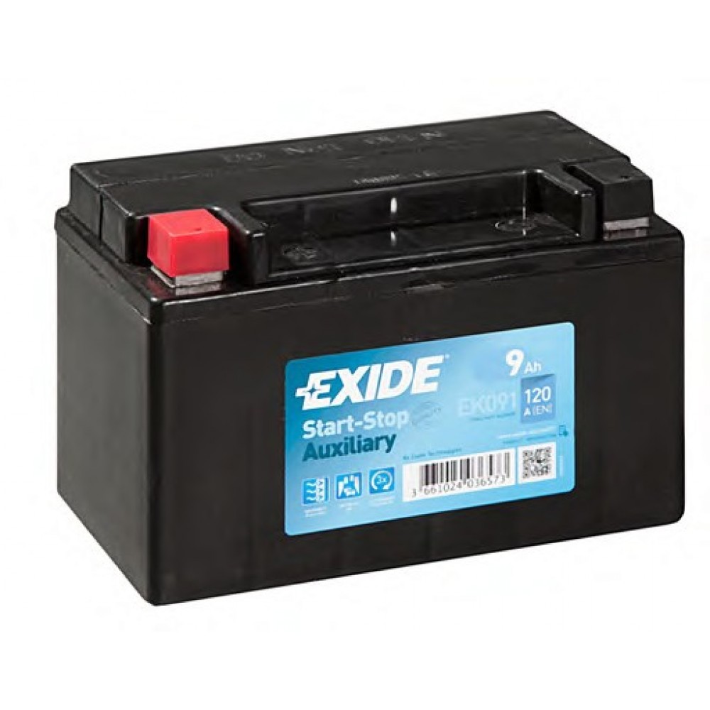 AKUMULIATORIUS EXIDE 12V 9Ah/120A AGM