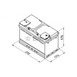 AKUMULIATORIUS BOSCH 85Ah 800A S5