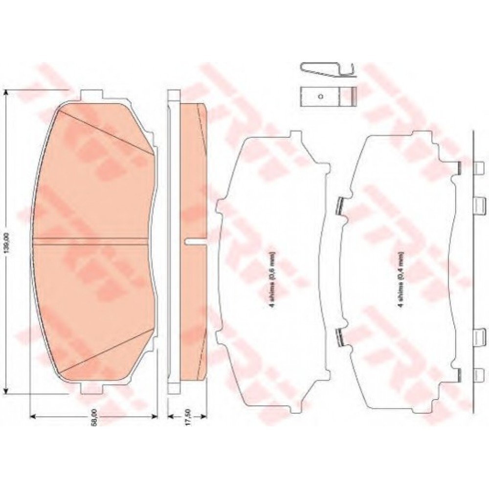 STABDŽIŲ TRINKELIŲ KOMPLEKTAS HYUNDAI I20, I30, IX35, TUCSON; KIA SPORTAGE 1.1D-2.7 08.04-