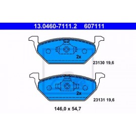 STABDŽIŲ TRINKELIŲ KOMPLEKTAS AUDI A3 1,6-1,9 95- PRIEKIS