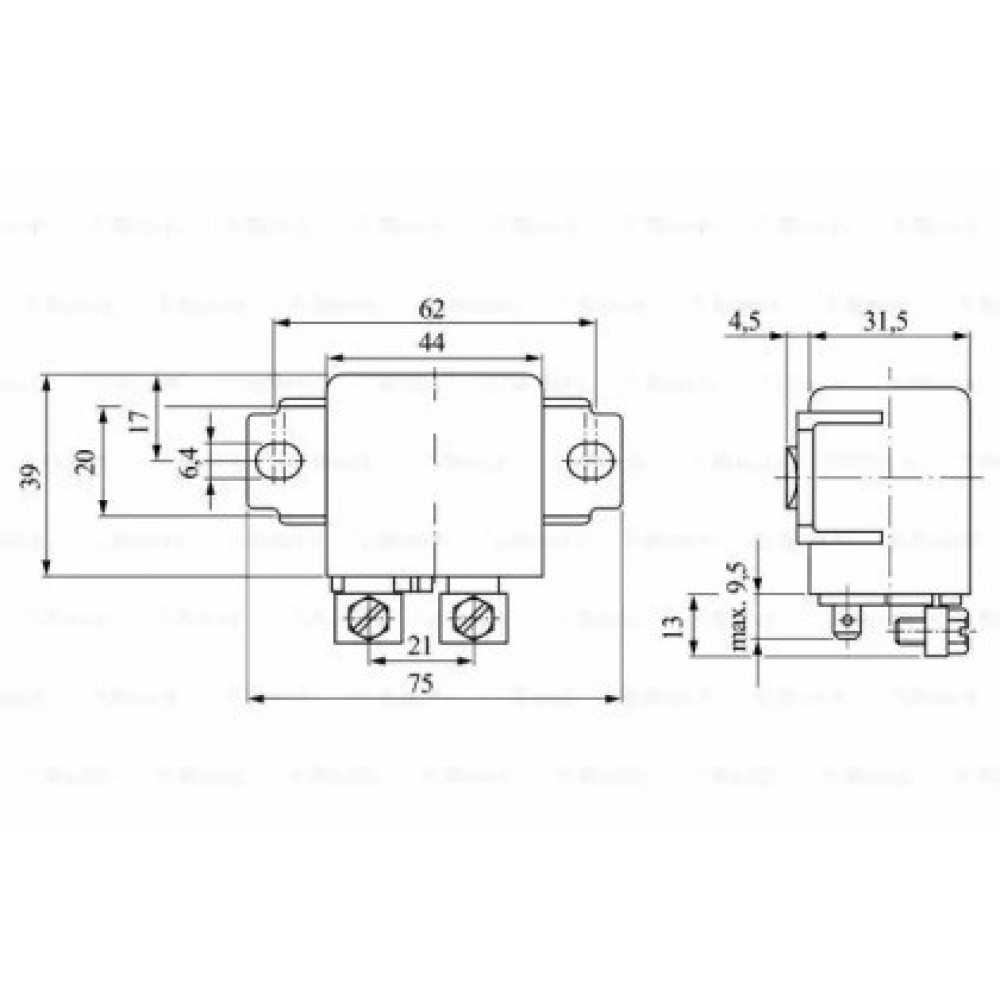 RĖLĖ 12V 75A