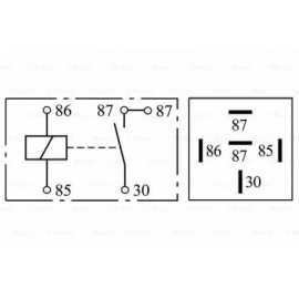 DARBINĖS SROVĖS RELĖ (V/A) 30A; 12V;