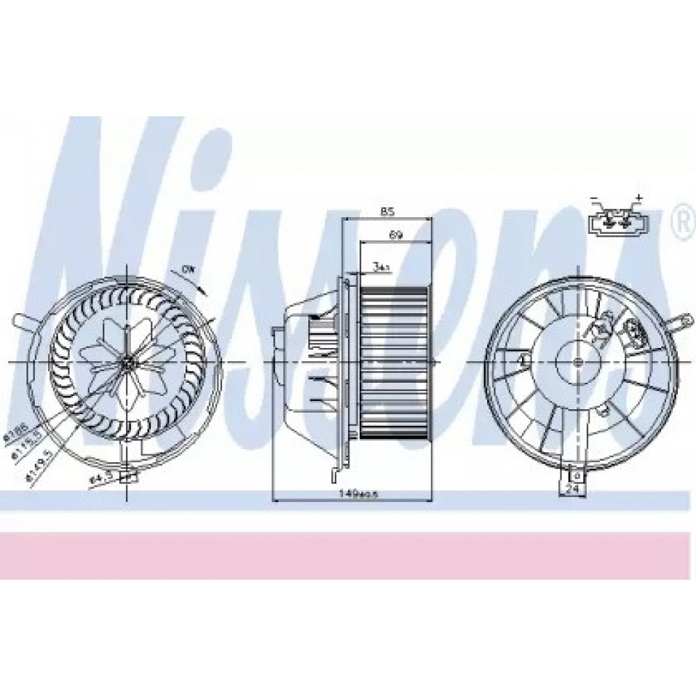 VARIKLIS VENTILIATORIAUS AUDI A3/VW GOLF 5