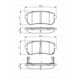 STABDŽIŲ TRINKELIŲ KOMPLEKTAS HYUNDAI ACCENT,I30 05-/KIA RIO 05-