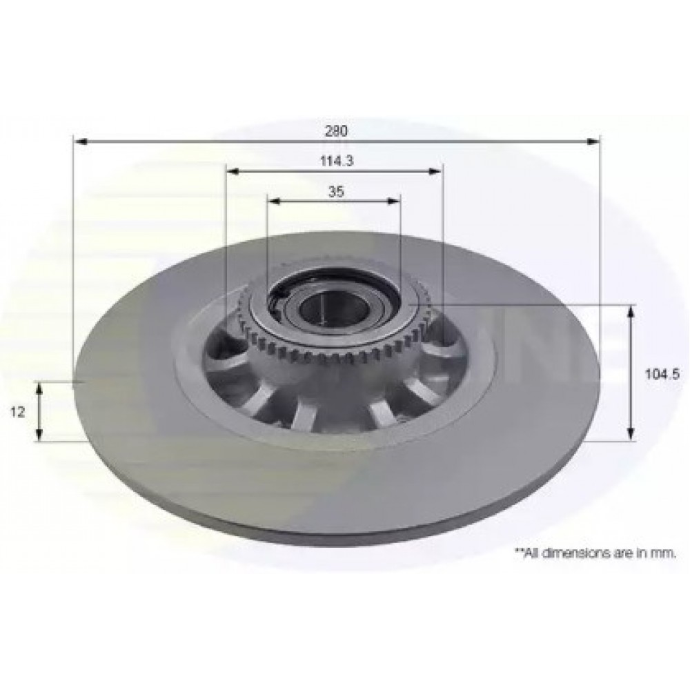 STABDŽIŲ DISKAS RENAULT,FIAT,OPEL 14-