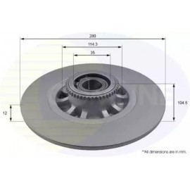 STABDŽIŲ DISKAS RENAULT,FIAT,OPEL 14-
