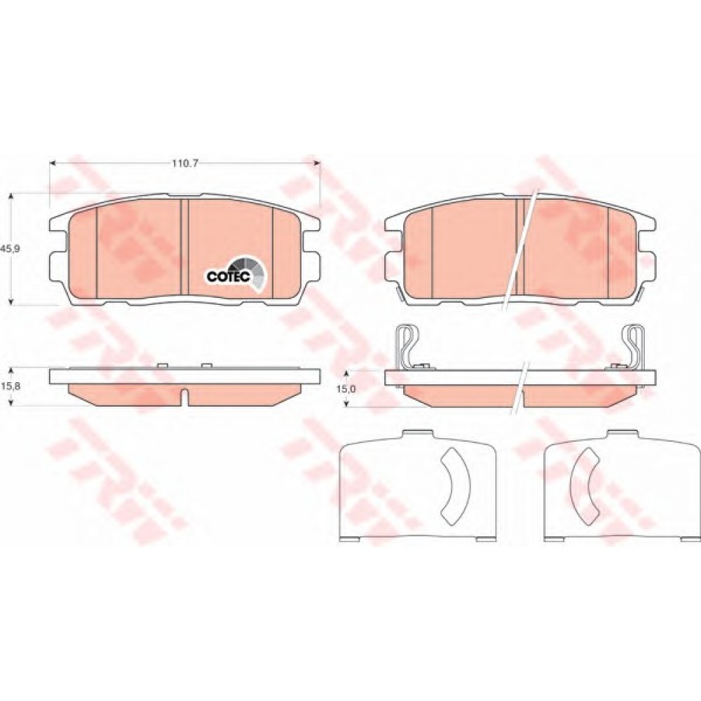 STABDŽIŲ TRINKELIŲ KOMPLEKTAS OPEL ANTARA 06- GALAS