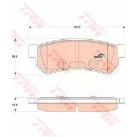 STABDŽIŲ TRINKELIŲ KOMPLEKTAS CHEVROLET,DAEWOO 05-