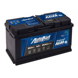 AKUMULIATORIUS AUTOPART AGM GALAXY 80AH/12V