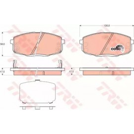 STABDŽIŲ TRINKELIŲ KOMPLEKTAS KIA CEED,CARENS,HYUNDAI I30