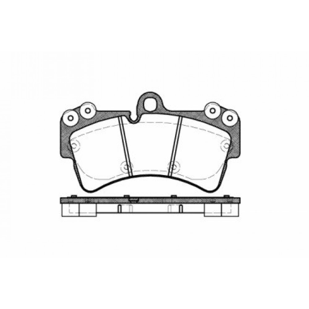 STABDŽIŲ TRINKELIŲ KOMPLEKTAS AUDI Q7; PORSCHE CAYENNE; VW TOUAREG 2.5D-6.0D 09.02-08.15