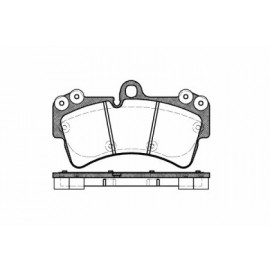 STABDŽIŲ TRINKELIŲ KOMPLEKTAS AUDI Q7; PORSCHE CAYENNE; VW TOUAREG 2.5D-6.0D 09.02-08.15