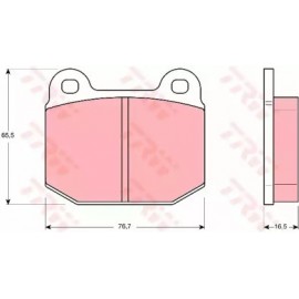 STABDŽIŲ TRINKELIŲ KOMPLEKTAS BMW 3 (E21); CHEVROLET CAMARO; OPEL ASCONA B, INSIGNIA A, KADETT C, KADETT C CITY, MANTA B, REKORD D, REKORD E 1.2-6.