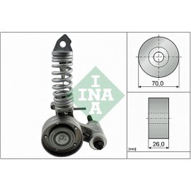 ĮTEMPIKLIO SKRIEMULYS, PASKIRSTYMO,GENERATORIAUS DIRŽAS CHEVROLET AVEO 11-, CRUZE 12-, ORLANDO 12-, TRAX 12-, OPEL ADAM 12-, AGILA 00-, ASTRA G/H/J 98-, COMBO 04-,