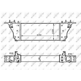 RADIATORIUS INTERKULERIO NISSAN NP300 NAVARA, PATHFINDER III 3.0D 02.10-