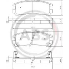 STABDŽIŲ TRINKELIŲ KOMPLEKTAS BUICK,CADILAC,CHEVROLET,OPEL -2016