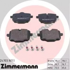 STABDŽIŲ TRINKELIŲ KOMPLEKTAS BMW 5 (F10), 5 (F11), 6 (F12), 6 (F13), 6 GRAN COUPE (F06) 2.0D-4.4 01.09-