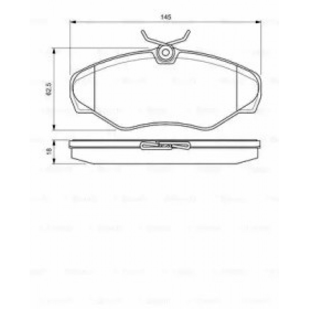 STABDŽIŲ TRINKELIŲ KOMPLEKTAS RENAULT PRIEKINĖ AŠIS TRAFIC